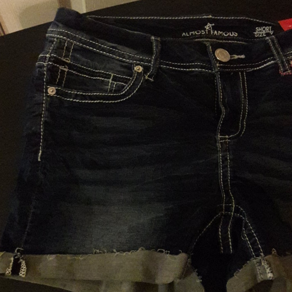 Almost Famous Junior Denim Shorts - Picture 3 of 11